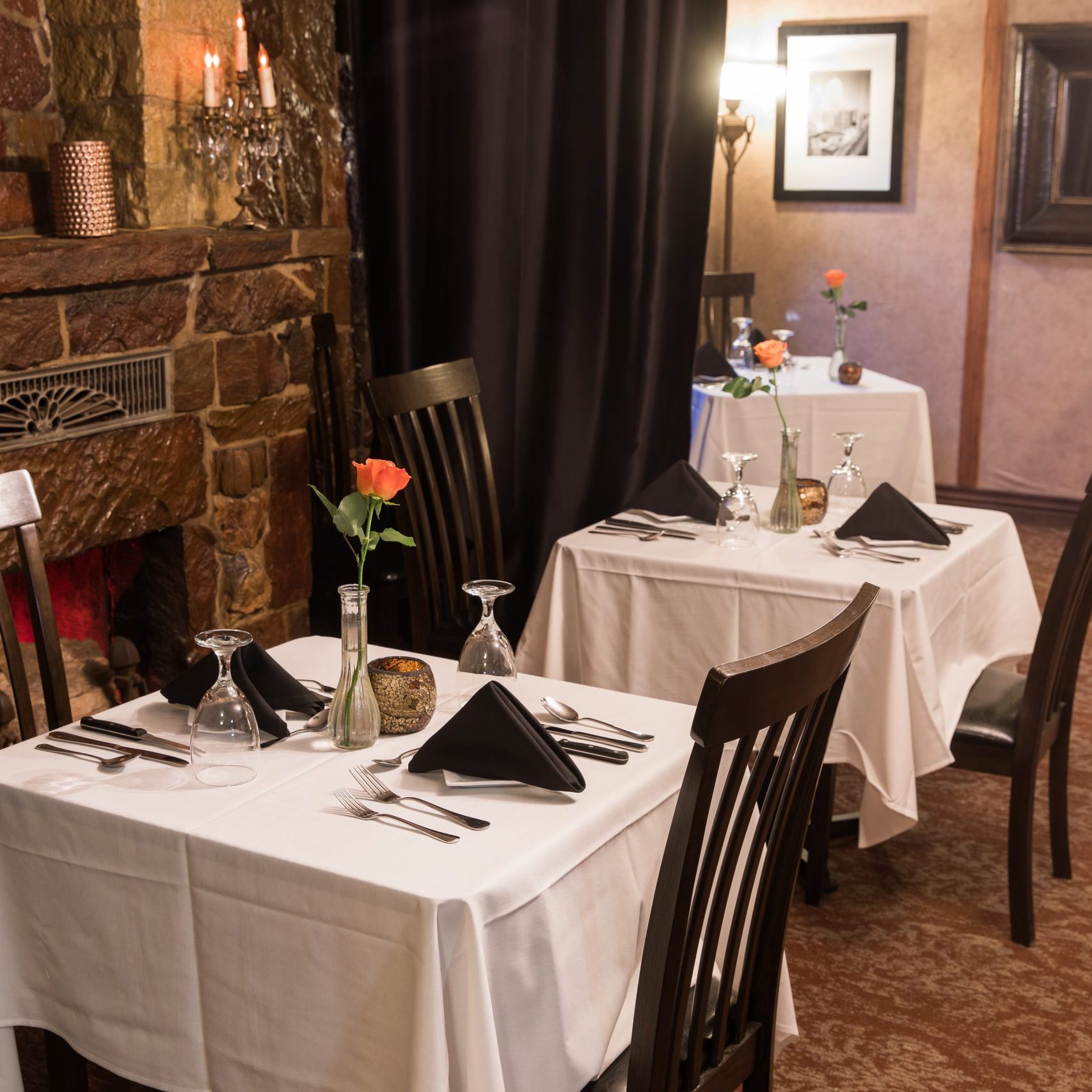 Cellar dining two tables Cellar dining two tables